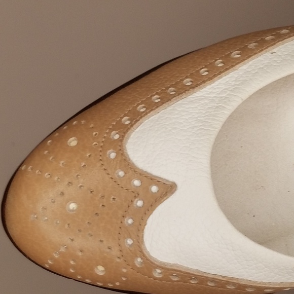 G.H Bass Wingtip Leather Vintage Flats 8 Symphony - Picture 3 of 8